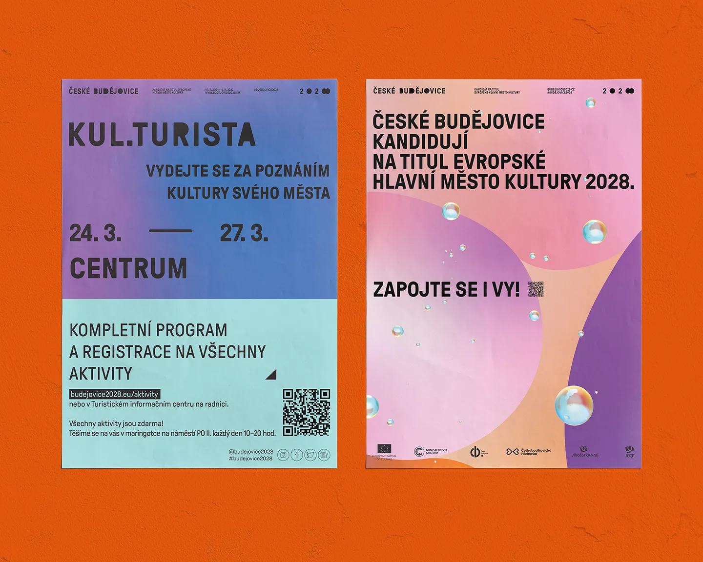 Budějovice 2028 — vizuál 2