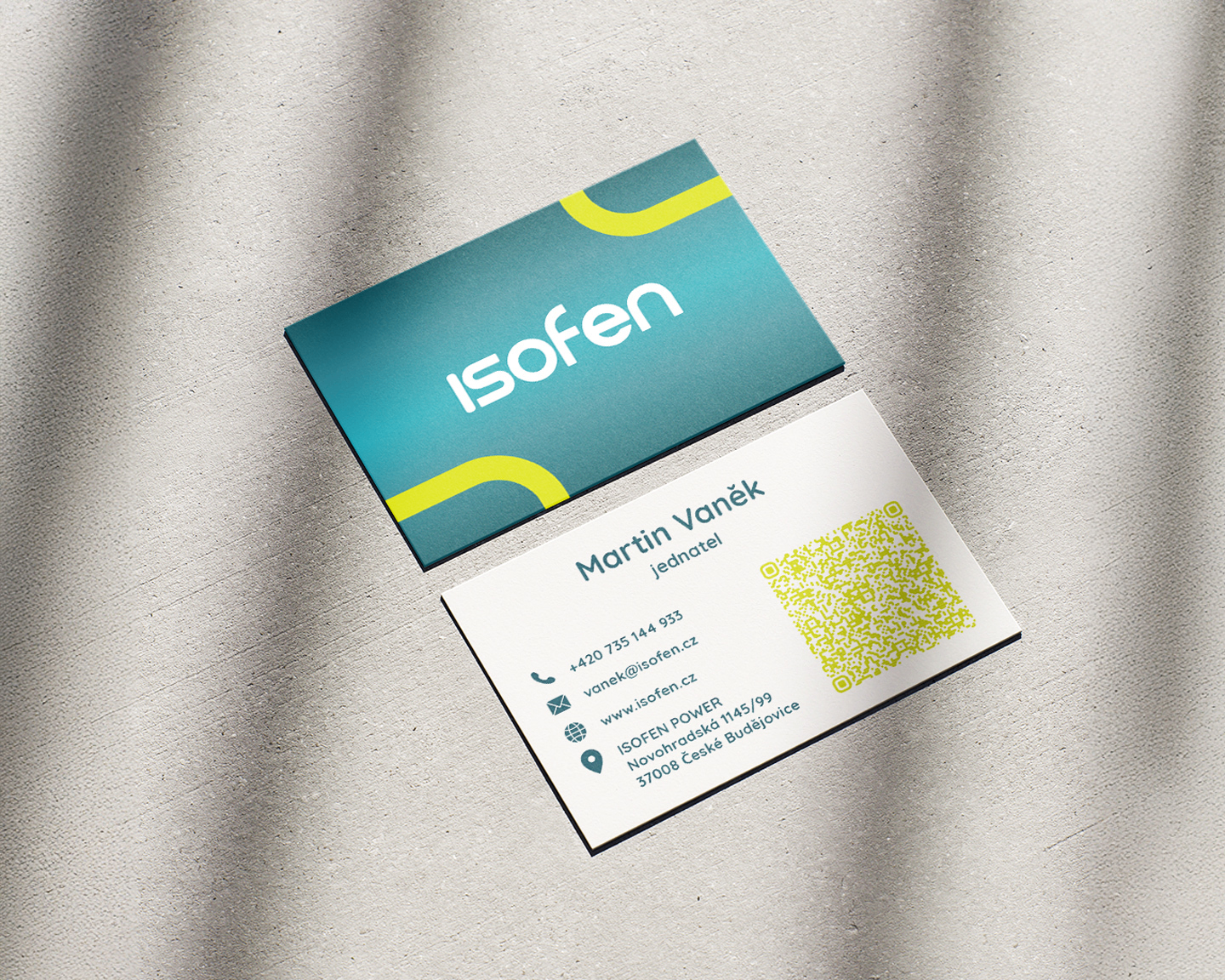 Isofen — vizitky